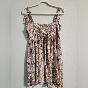 En saison Women’s Floral Print mini fit and flare dress size small